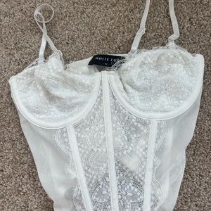 White Fox Boutique white corset